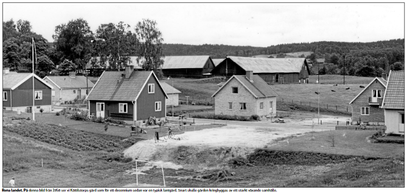 Foto på Kettilstorp från 1958
